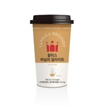 커피음료 썸네일이미지, 브랜드: 할리스 제품명: 바닐라 딜라이트 용량: 300ml